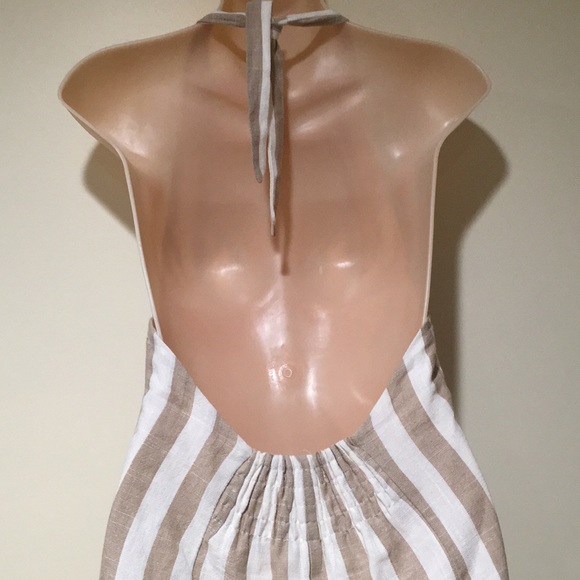 Striped backless romper by Paradise size Medium - Picture 4 of 5